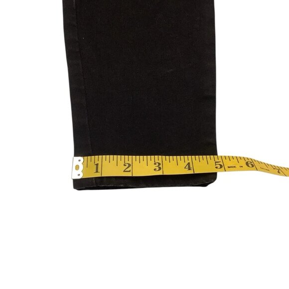 Maurices Women's Floral Embroidered Stretch Black Jeans Size S Reg - Picture 11 of 12